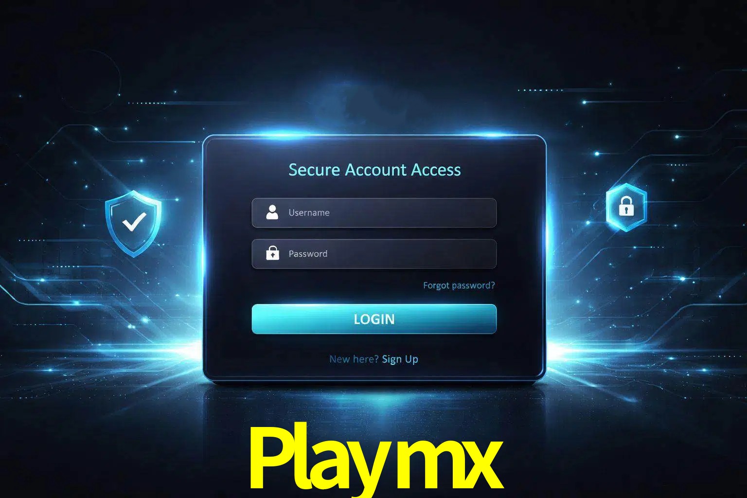 Pantalla de inicio de sesión de cuenta Playmx para usuarios en México